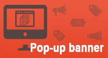 Aplicatie Pop-up banner